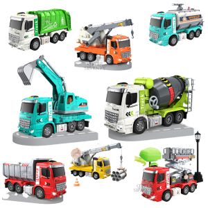 (Ready Stock) Premium Quality  Birthday Gift Lori Mainan Lorry Excavator Truck Toys Kereta Mainan Budak Crane Bulldozer Backhoe Toy Forklift Kids Toys Construction儿童惯性滑行大号工程车益智早教音乐仿真挖掘机吊车男孩模型玩具 Hadiah Untuk Kanak kanak