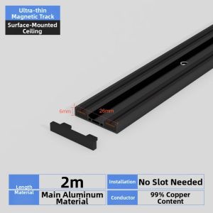 MOLISAI | Smart Control Magnetic Track Recessed Light Ultra Thin