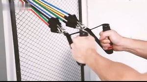 11 Piece/Set Multifunctional Fitness Resistance Bands Gym Family Fitness Exercise Muscle Training Elastic Pull Rope