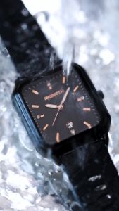 REBIRTH Jam Tangan Wanita Original Kasual Kuarsa Tali Silikon Anti Air Kalender Jam Tangan Cewek