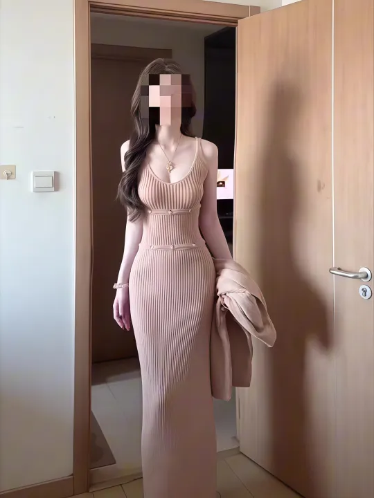 NINGXI%20%7C%20Sexy%20Waist-Accentuating%20Female%20Set%20French%20Style%20-%20Image%205