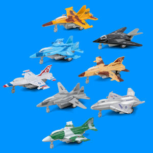 Mini Artificial Power Control Alloy Aircraft Fighter Bomber F16 Fighter Model Childrens Toy Gift
