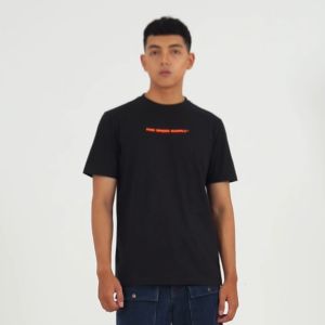 FMC Kaos Pria Lengan Pendek Katun Script OL-120324