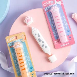 Cat Claw Correction เทปน่ารักนักเรียนโรงเรียนอุปกรณ์เสริมโรงเรียน 5 มม.* 4mCorrection เทป + 5 มม.* 3 M Dot กาว