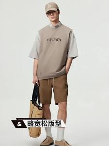 Jack Jones | Quick-drying Celtics-themed Letter T-shirt Sleeveless