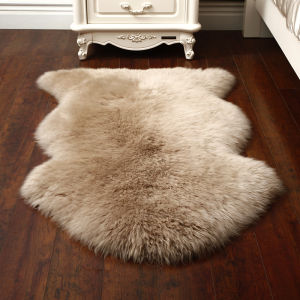 Pure Wool Sofa Cushion Bedroom Bedside Carpet Leather Fur Integrated Whole Sheepskin Pad Bay Window Pad Wool Seat Cushion
