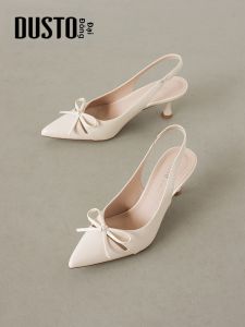 DUSTO | Elegant Pointed Toe Closed Toe Sandals for Women High Heels Not Tiring to Wear