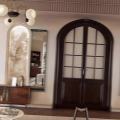Wall Mirror Full Length Mirror With Storage Wall Mirror Full Length Dressing Mirror With Stand Dressing Mirror French R Push-Pull Full-Length Mirror Simple and Elegant 镜子全身. 