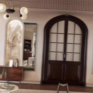 Wall Mirror Full Length Mirror With Storage Wall Mirror Full Length Dressing Mirror With Stand Dressing Mirror French R Push-Pull Full-Length Mirror Simple and Elegant 镜子全身
