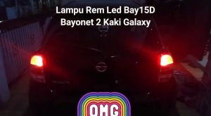 BOBLTECH Lampu Rem Strobo Kedip Led Bayonet 2 Kaki 1157 Bay15D Stardust DC 12V 24V (Harga Satuan)