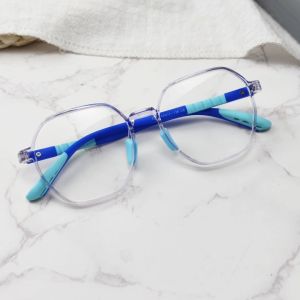 Viendo Kacamata Anak Anti Radiasi Blueray Minus Photocromic Elastik TR90 Bluecromic 2 in 1 Fashion Ringan Frame Komputer HP Kaca Mata Optik UV400