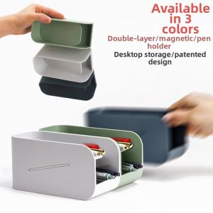 JIELI | Magnetic Desk Organizer With Screen Clip Stylish Creative Multi-function