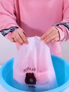 TJS Pouch Brown J02 T97 TRAVEL TAS KOSMETIK POUCH ORGANIZER SERBAGUNA POUCH SERUT ANTI AIR TA011