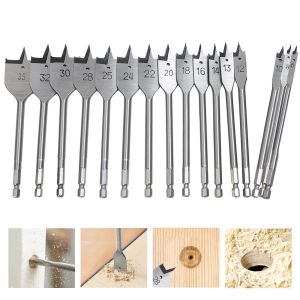 1pcs 10-55mm Durable Woodworking Tool Sets Flat Drill Long High-carbon Steel Wood Flat Drills Woodworking Spade Drill Bits