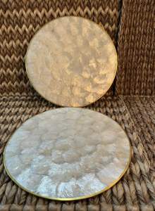 capiz placematcapiz placemat roundplacematplacemat capizoval placemat