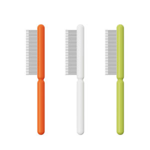 หวีกำจัดขน หวีสุนัข Pet Comb ที่แปรงขนสุนัข แมว แปรงหวีขนสัตว์เลี้ยง ทำความสะอาดง่าย แปรงขนแมว หวีสางขน เหมาะสำหรับแมวและสุนัข หวีสแตนเลส มี 3 สี