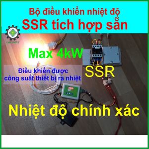 Bộ điều khiển nhiệt độ ssr Max 4kw nhiệt độ chính xác nhất điều khiển thay đổi công suất thiết bị ra nhiệt Lộc Phát thiết bị thông minh – NDSSR4kW