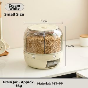 Rotatable Airtight Grain Storage Box