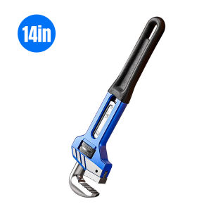 NiuXiang | 8/10/12/14/18/24 Inch Heavy Duty Wrench Adjustable Motor Pipe Wrench Steel Forged Straight Spanner Universal Plumbing Tool