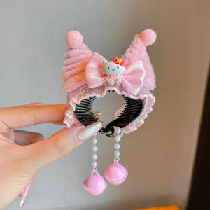 Childrens Cartoon Hair Accessories Bun Headwear Girls Hair Clips Stylish Hair Accessories for Little Girls Kids Fashion