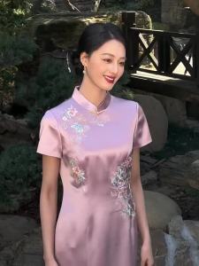 Elegant and Vintage Cheongsam Red 2026 New Design