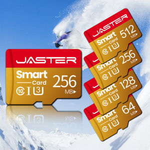 Jaster | Class 10 High Speed Memory Card Golden Small Capacity 64MB 128MB 256MB 512MB TF Card for CCTV or Camera Mobile Phone