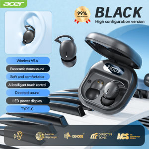 Acer Ohr507 Bluetooth Wireless Headphones Sleep Headphones In-Ear Design Comfortable to Wear Sports Running Fitness Compatible with Mobile Phones Tablets Laptops Devices Lover Gift Recommendation