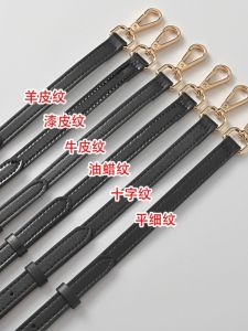 Black Leather Pattern Lychee Pattern Bag Strap Accessories Shoulder Messenger Bag Cross Pattern Shoulder Strap Replacement Order Buy Purse Chain