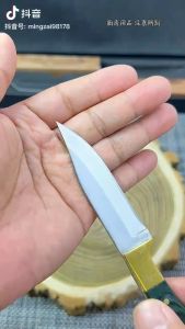 MONGOLIAN KNIFE HAND-CHOPPING MEAT KNIFE Japanese Knife Kitchen Knife fruit knife with cover