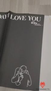 20 LEMBAR Korean Wrapping Everyday Love - Cellophane Buket Bunga W026