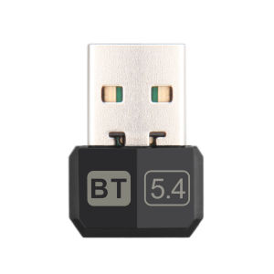 Kebidumei | Kebidumei USB Bluetooth5.4 Adapter USB Dongle for PC Speaker Wireless Mouse Keyboard Music Audio Receiver Transmitter Drive free