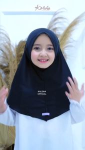 Hijab Anak Ameyra Kerudung Anak Jersey Non Pet Geblus Instan Premium By Kalishaofficial