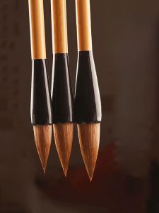 Yulihu Lake Wolf Hair Garlic Head Chicken Calligraphy Brush Set for Script Cursive Writing Peony Calligraphy Business Gifts