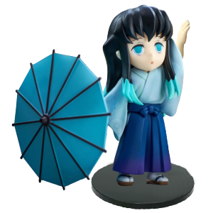 Bandai | Demon Slayer Anime Action Figure - Kamado Tanjirou Agatsuma Zenitsu Nezuko PVC Model Toys Kimetsu No Yaiba Plum Rain Series Gift