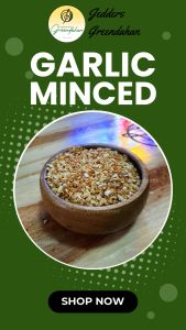 Greendahan Garlic Minced 100g -All Natural Spice Premium Quality