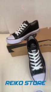 Sepatu LIGHT STAR LIGHTSTAR BASIC Low Cut Sekolah Hitam Putih Sneakers Kanvas