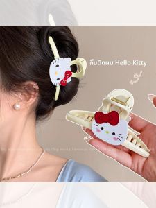 กิ๊บติดผมลายแมว KT ขนาดใหญ่ ทรงเรือใบ สำหรับผู้หญิง ทรงอ่อนหวาน กิ๊บติดผมสำหรับผู้หญิง ทรงเรือใบ กิ๊บติดผมสุดเก๋