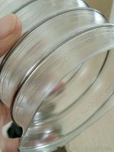 Transparent PU Stainless Steel Wire Spiral Expandable Soft Tube Dust Removal And Vacuum Drawing Glass Fiber Thermal Selling