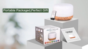 Taffware HUMI: 7 Warna Humidifier & Minyak Essential 6in1