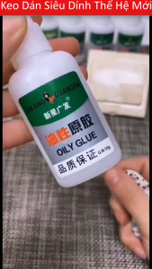 (COMBO 3 lọ) Keo dán đa năng K01 keo OILY GLUE dán mọi loại chất liệu dính gấp 99 lần keo 502 bảo quản từ 1-3 năm