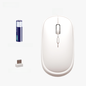 Zk802 Portable Typec Wireless Mute Mouse Suitable for Laptop Desktop Computer USB-C Interface Mouse