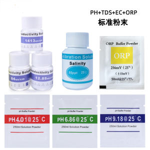 Standard Solution Calibration Liquid ORP Standard Solution PH Correction Powder Salinity 35 PPT Correction Fluid Laboratory Use