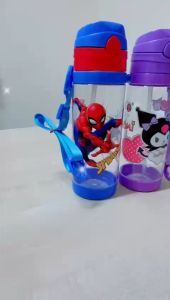 ✅Air Botol Budak Sekolah 550mML Kids Water Bottle Drinking Bottle SANRIO KUROMI MELODY SPIDERMAN