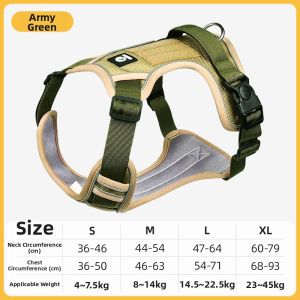 7o | Anti Pull Chest Harness Leash Large Medium Dogs