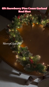 【Pengiriman Lokal】2.7 Meter Garland Daun Kawat Lilit 260T Hiasan Dekorasi Natal Christmas / Dekorasi Natal / Hiasan Natal Daun Lilit Kawat