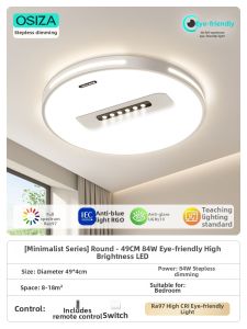 OSIZA | Elegant Eye-Protecting Ceiling Light & Chandelier