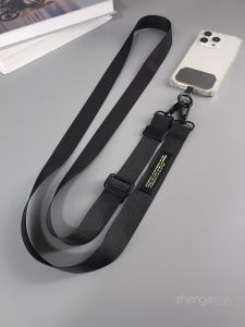 Adjustable Wide Cloth Phone Strap Crossbody Neck Strap Outdoor Resistant Mobile Phone Lanyard Versatile Durable Strap Rope