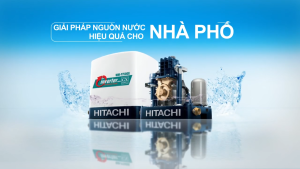 Máy bơm nước tăng áp tự động HITACHI Inverter 250W - WM_PV250GX2GROVN | Hàng chính hãng Bảo hành trọn gói