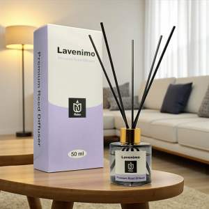 Pengharum Ruangan / Pengharum Toilet / Aromaterapi / Reed Diffuser - Lavenimo - Pengharum 50ml