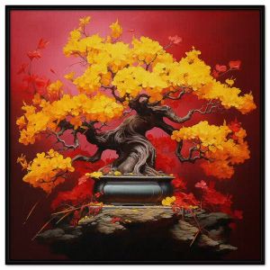 Tranh Treo Tường Canvas tranh dán tường Tranh Tết Hoa Mai CGI-77